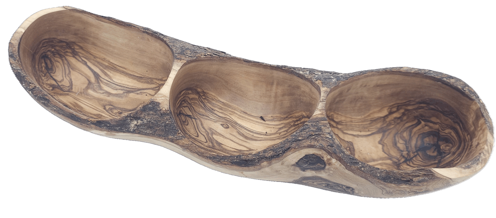 Appetizer Bowl with 3 Sections
