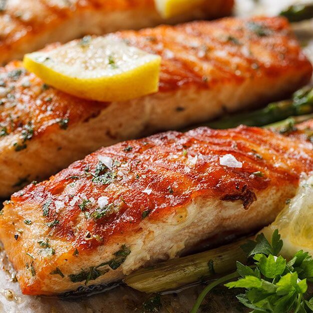 Roast Salmon with Balsamic Glaze Recipe