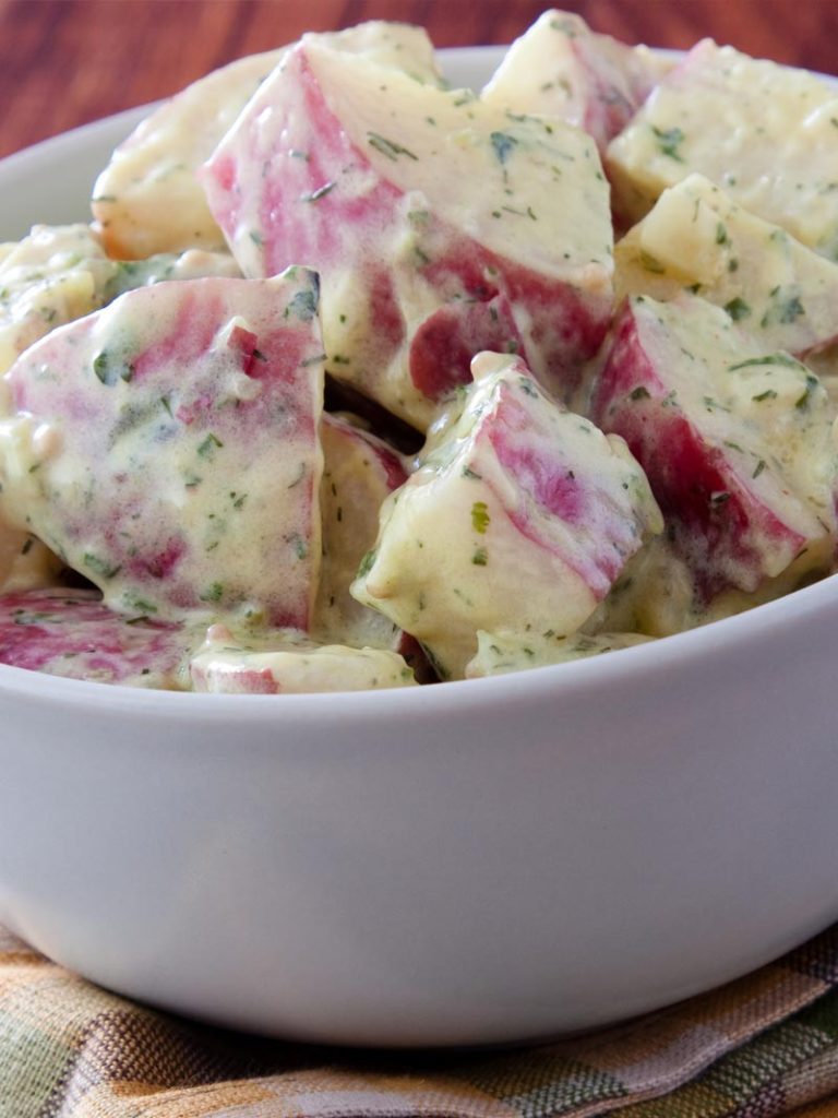 Honey Truffle Mustard Potato Salad Recipe