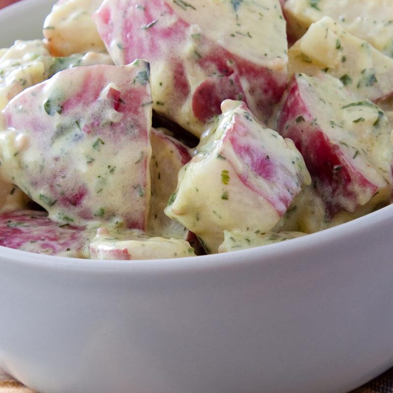 Honey Truffle Mustard Potato Salad Recipe