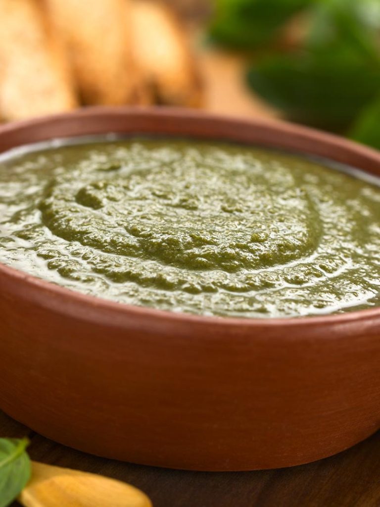 Le Caprice Creamy Pesto Recipe
