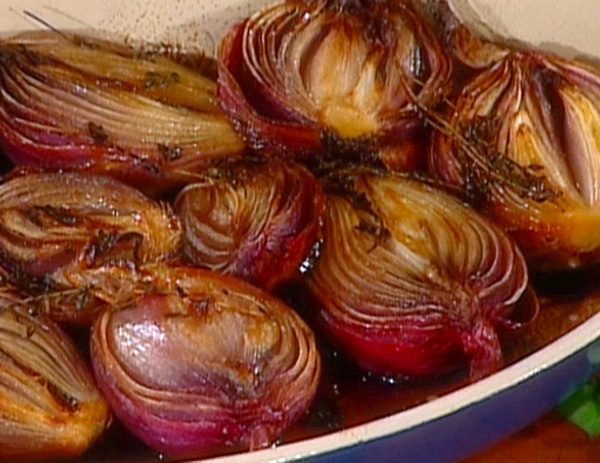 Roasted Onions Agrodolce Recipe