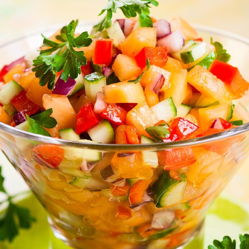 Strawberry and Cucumber Salsa Strawberry and Cucumber Salsa Recipe