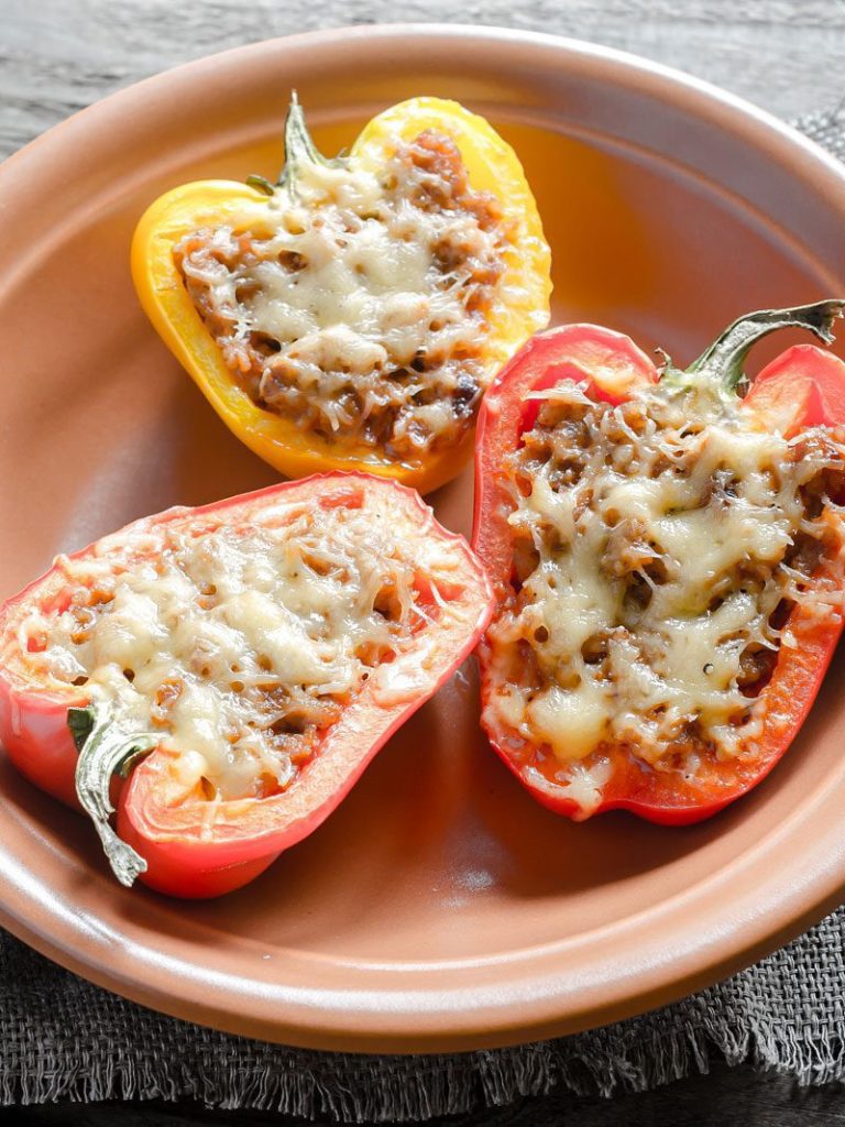 BBQ Stuffed Bell Pepper Boats Recipe
