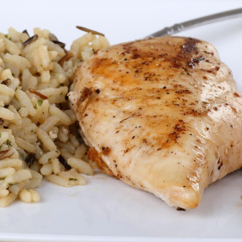 Vanilla Fig Chicken with Wild Rice Recipe