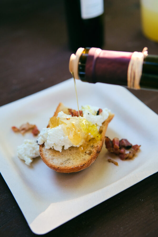 Fresh Drizzled Olive Oil Crostini