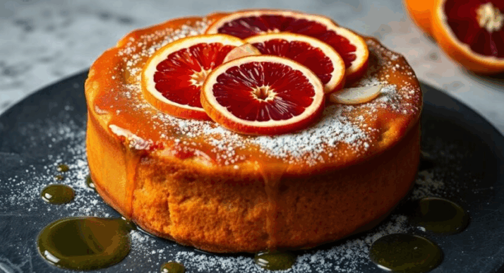 Blood Orange Citrus Olive Oil Cake