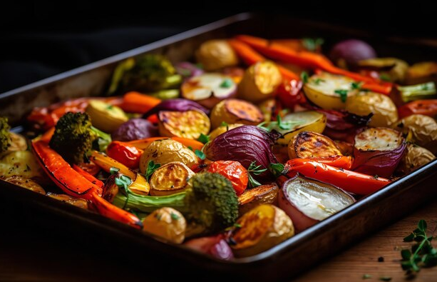 Honey Balsamic Roasted Vegetables