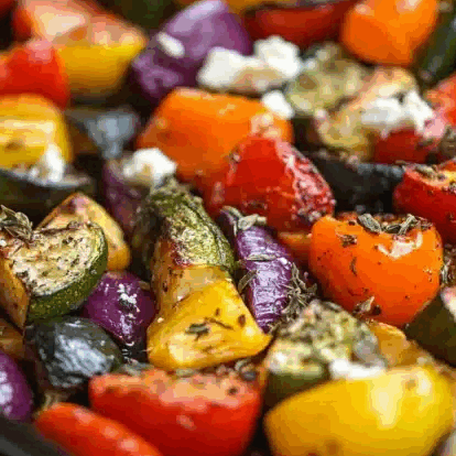 Oregano Olive Oil Roasted Vegetables